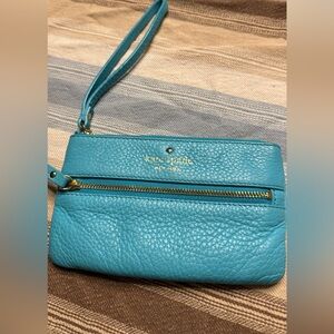 Kate spade blue wristlet